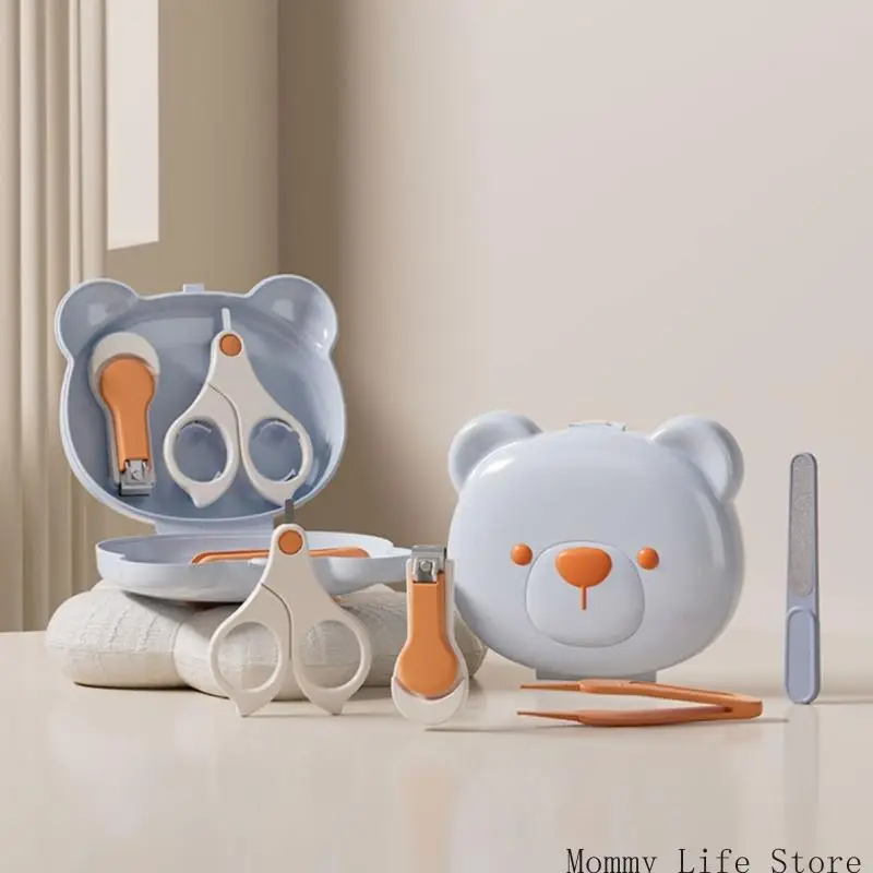 

Gentle Baby Clippers & Scissors Set with Safety Edges and Travel Case.