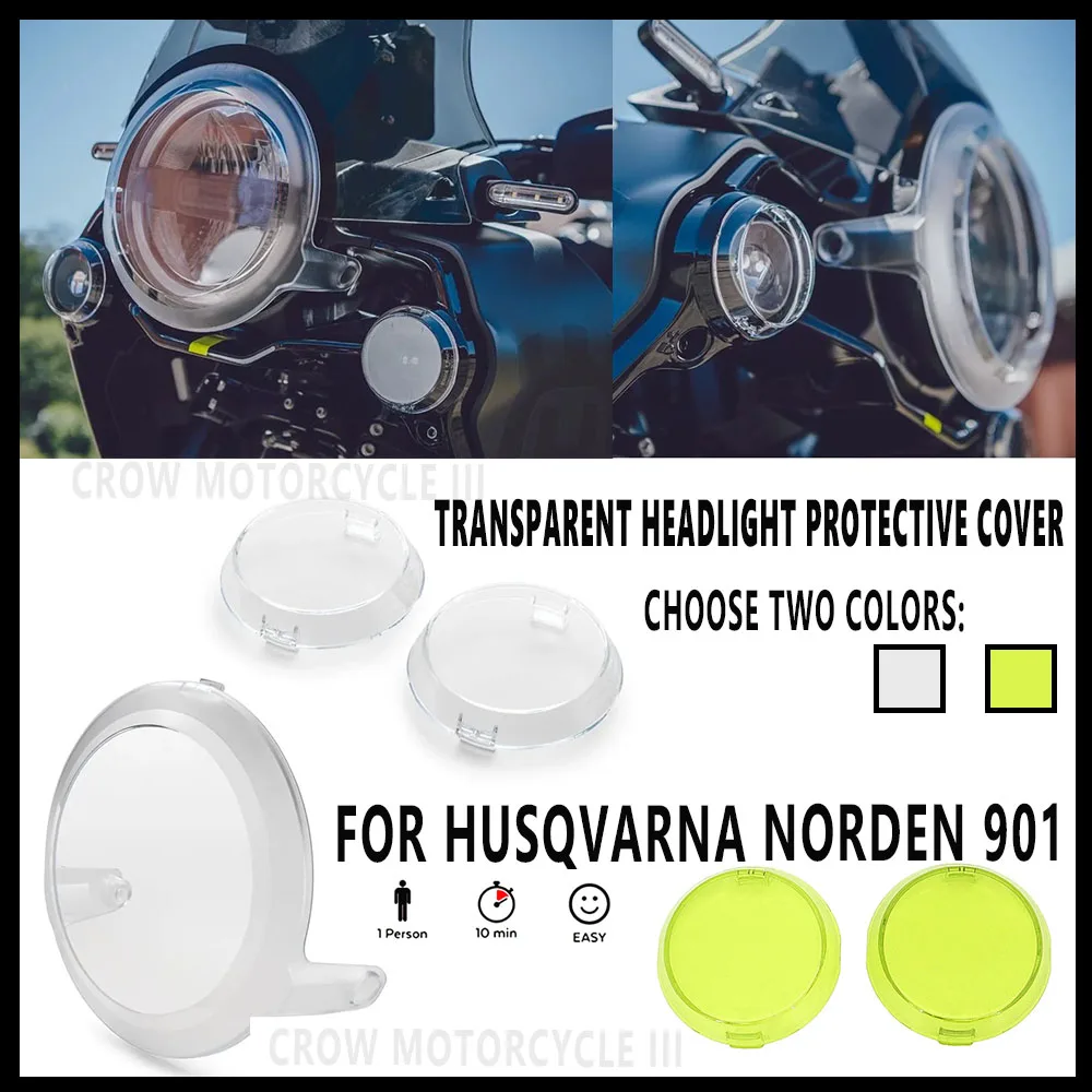 

Детали для мотоциклов Norden 901, прозрачная Защитная крышка для фар Husqvarna Norden 901 NORDEN901 2022 2023