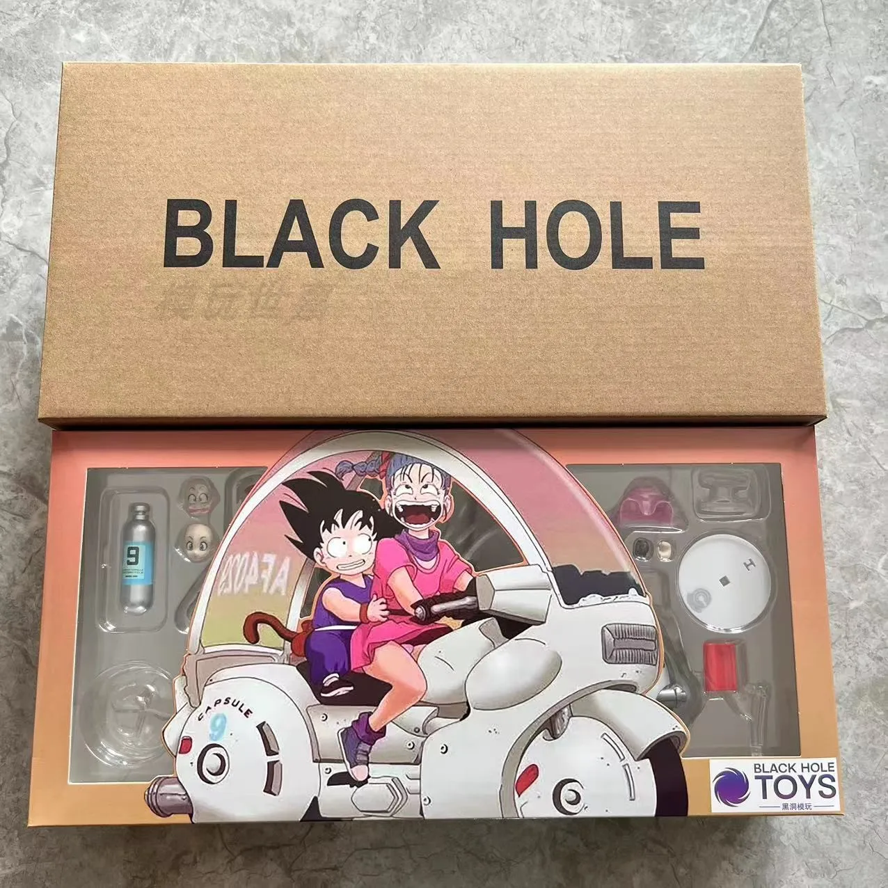 

In Stock Black Hole Dragon Ball Shf Hoipoi Capsule No.9 Bulma'S Motorcycle Bulma Goku Anime Action Figures Toys Collection Model