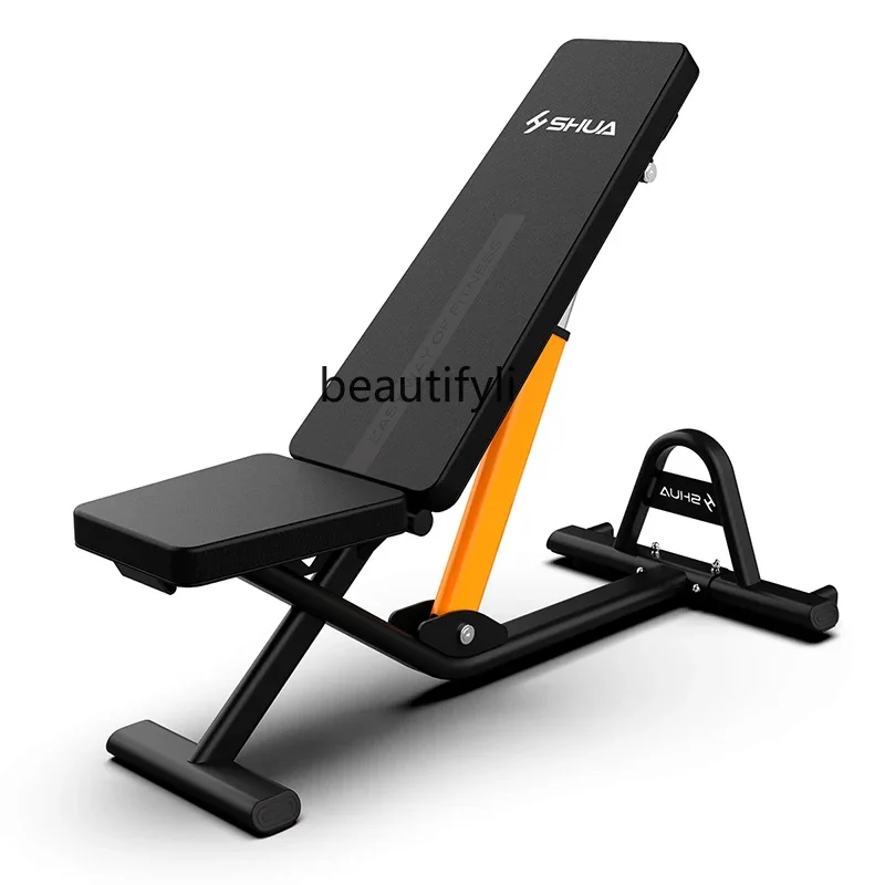 Dumbbell stool Multifunctional sit-up board Household abdominal artifact Fitness equipment Sit-up board