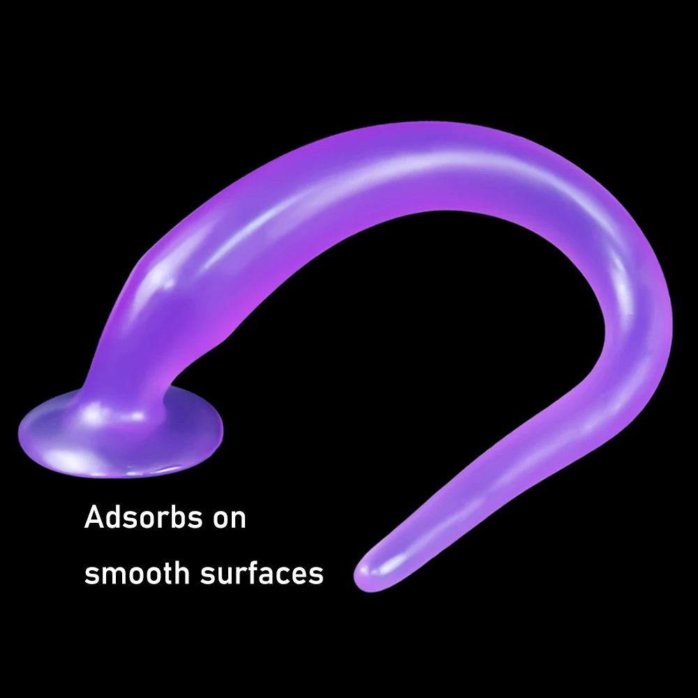 Overlength Anal Plug Dildos Soft Anal Dilator Stimulate Anus Long Butt Plug Penis Anal Masturbator Sex Toys for Women and Men