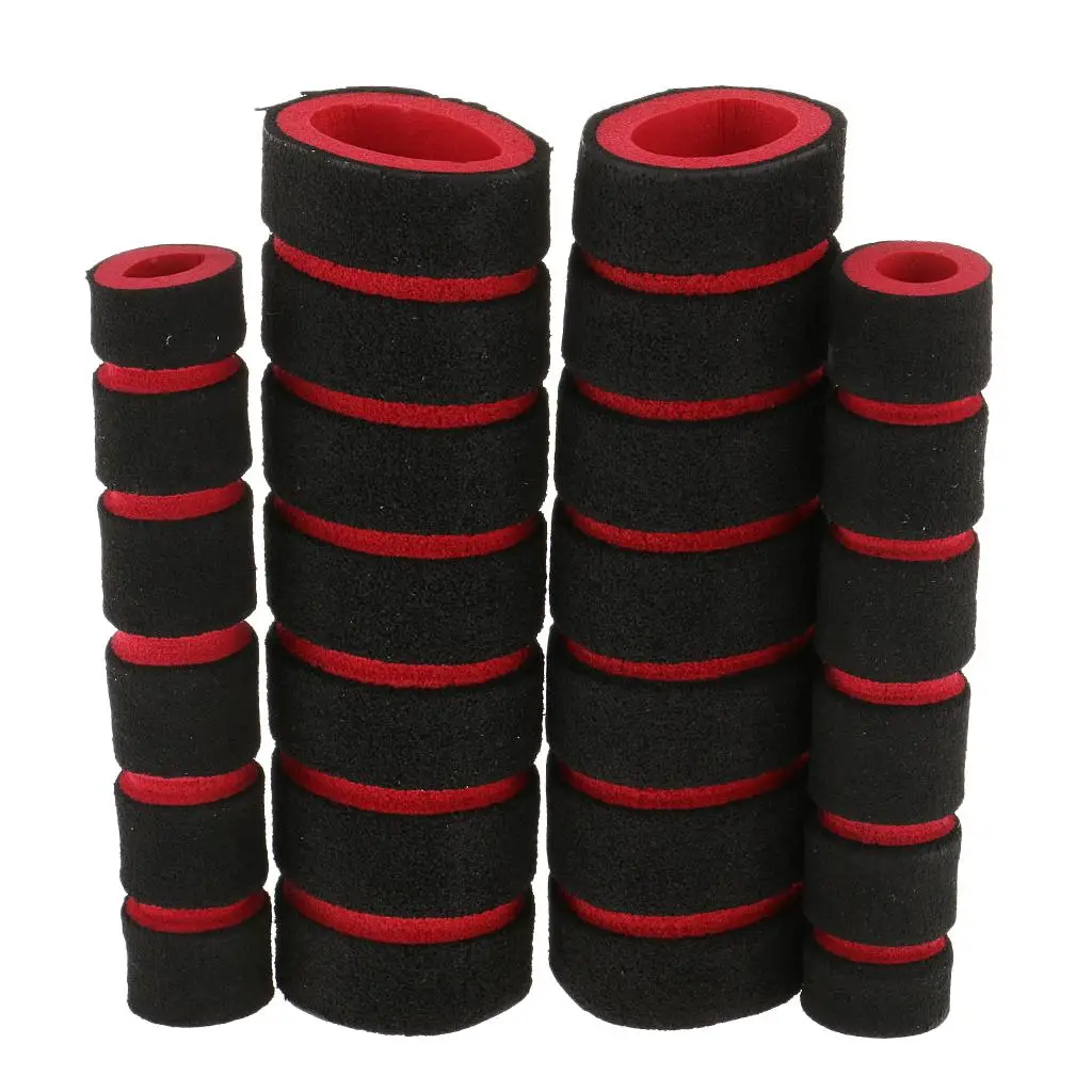 2 Pair Soft Foam Nonslip Motorcycle Handle Bar Grips Cover Sponge Durable & Comfortable Random Color