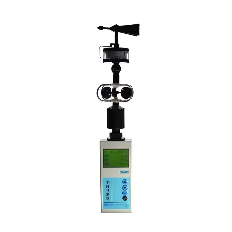 Mobile Meteorological Indoor and Outdoor Industry Farm Light Wind Sensor Portable Handheld Anemometer Weather Station