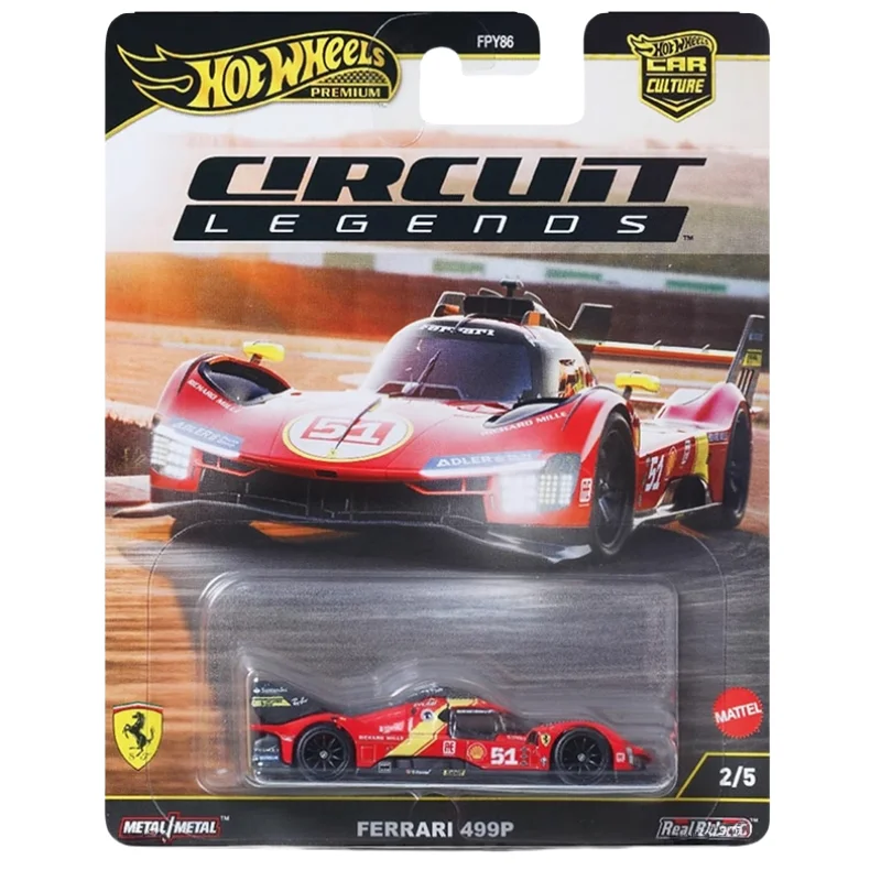

New Hotweels Ferrari Series Alloy Simulation Car Model Toy Collected Limit Items Desktop Ornament Holiday Gift