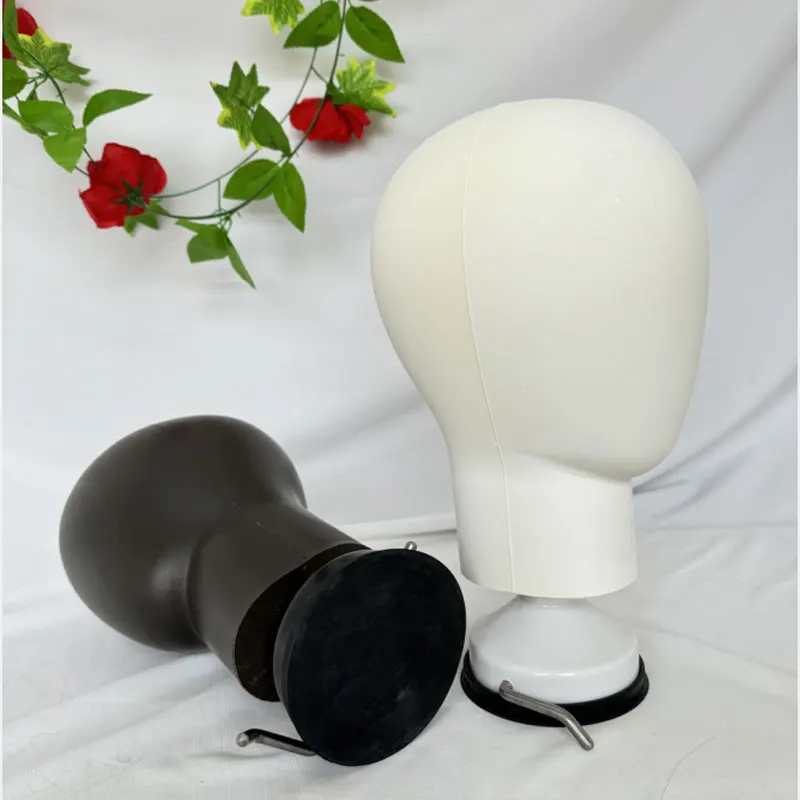 

Suction Cup Base With Hair Wigs Extension Making Hats Caps Display Mannequin Head Model