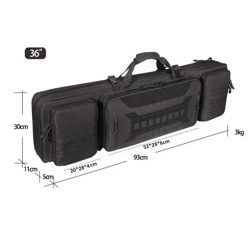 YAKEDA 36'' Tactische Grote Capaciteit Outdoor Zachte Rugzak Waterdichte Camping Vistas voor Sniper Airsoft