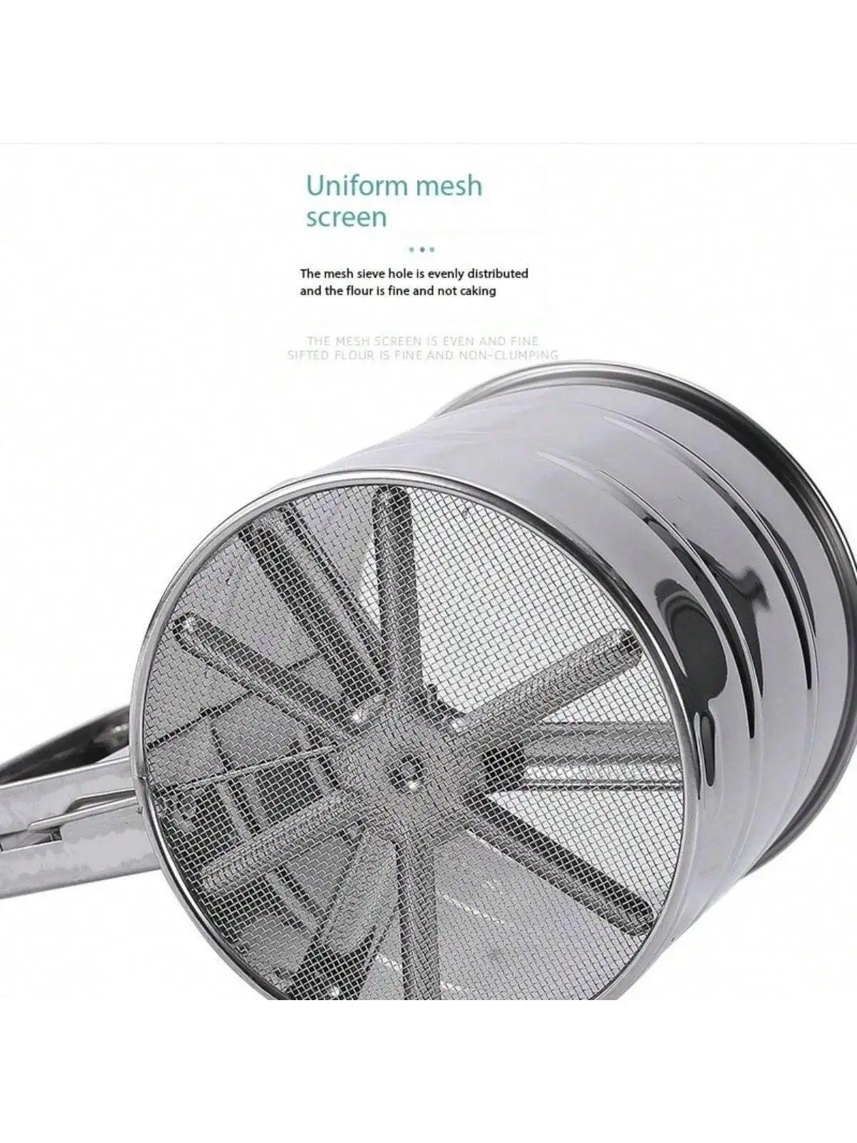 Ручное полуавтоматическое сито для выпечки из нержавеющей стали, 1 шт., ручной пресс в форме чашки