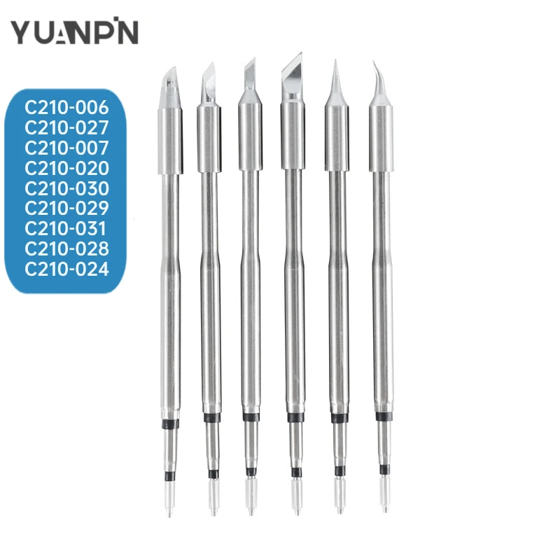 YUANPIN Soldering Iron Tips C210-006/028/031/027 Lead Free Heating Core Compatible JBC Sugon Aifen Aixun Handle Solder Iron