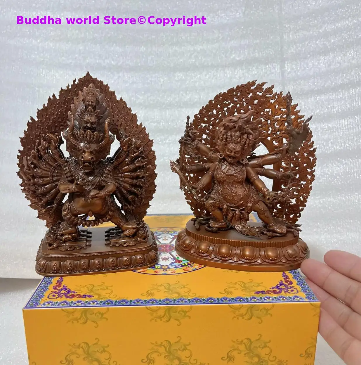 Special offer TOP Exquisite Vajra Buddha figure statue Hayagriva Yamantaka copper carving buddhist altar family worship 15cm