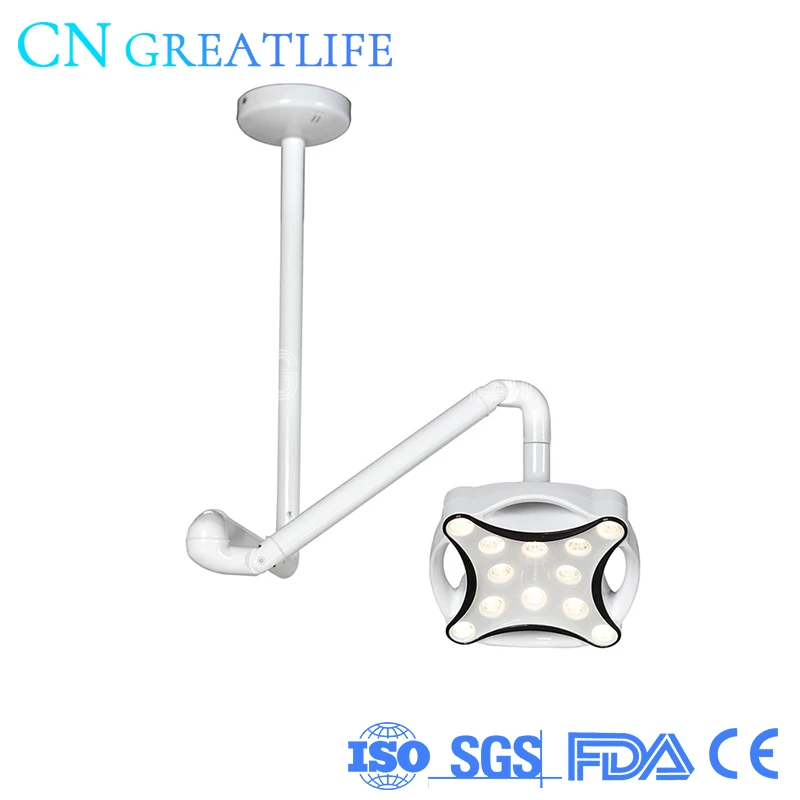 

GreatLife Dent Design 6500k 30w Sensor Switch Led Dental Operation Oral Light Dental Surgical Ceiling Dental Surgical Light