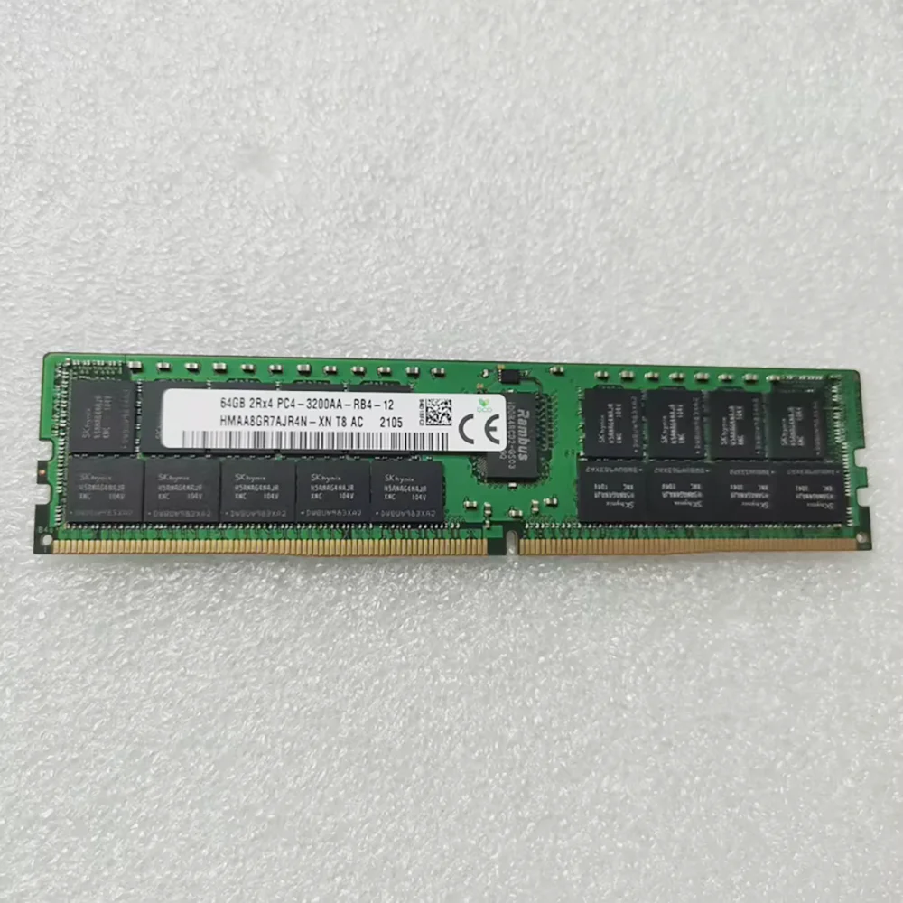 

1Pcs For SK Hynix RAM HMAA8GR7AJR4N-XN HMAA8GR7AJR4N 64G 64GB 2RX4 PC4-3200AA REG ECC Server Memory