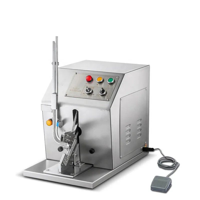 Bread Plastic Bag Food Automatic Commercial Electric Industrial Aluminum Single U Type Sausage Clipping Sealing Machine