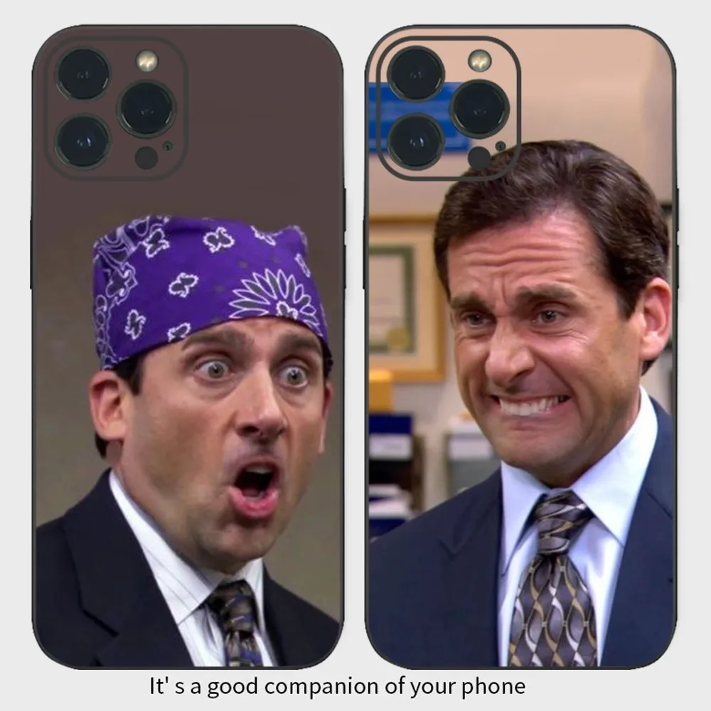 M-Michael Scott The Office Humor  Phone Case  For iPhone16 15 14 13 12 Mini 11 Pro XS Max X XR SE5 6 7 8 Plus Soft Silicone Cove