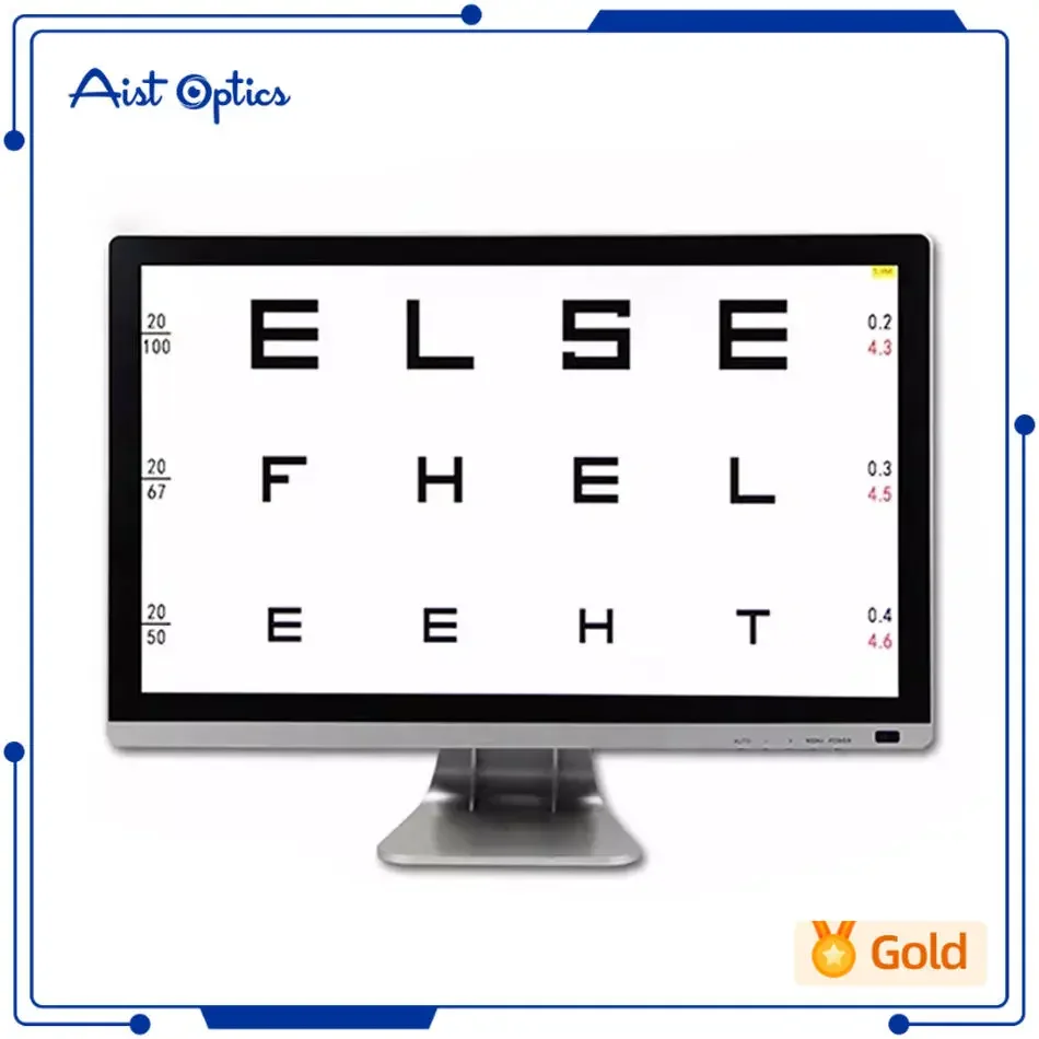 High Quality VC-1 Optical Eye Test 21.5 Inch LCD Ophthalmic Visual Chart Panel Testing Factory Price