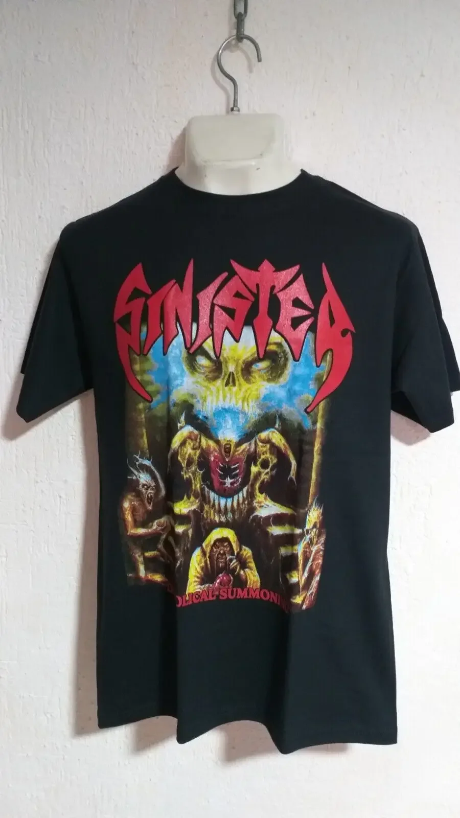 Sinister Diabolical Summoning T shirt Death metal Pestilence Gorguts Entombed