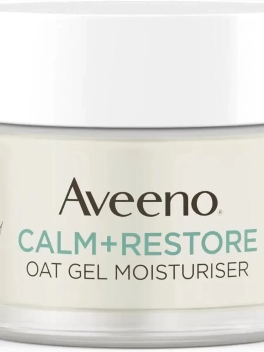 AVEENO Crema per il viso alle farina d'avena 50ml Crema gel lenitiva riparatrice Idratante Nutriente Idratare la pelle sensibile Viso Rare Cura della pelle Bellezza