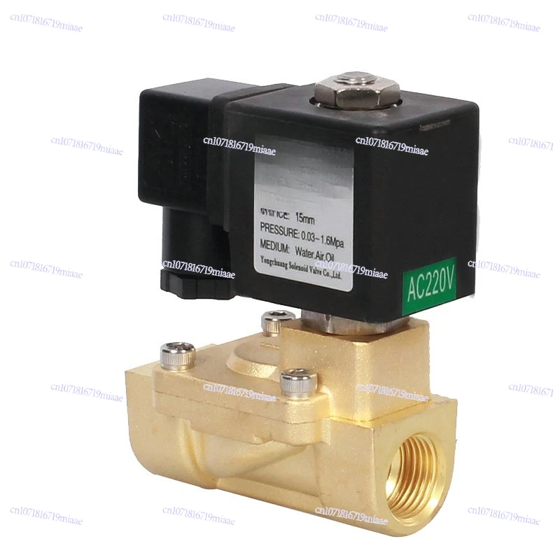 YCD11 High Pressure Solenoid Water Valve, Pilot Diaphragm Solenoid Valve Normally Closed Diaphragm Valve Gas Valve 1.6MPA