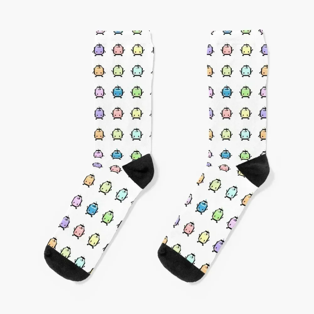 

Stardew Valley Pastel Junimos Socks Antiskid soccer anime Children's Run Male Socks Women's