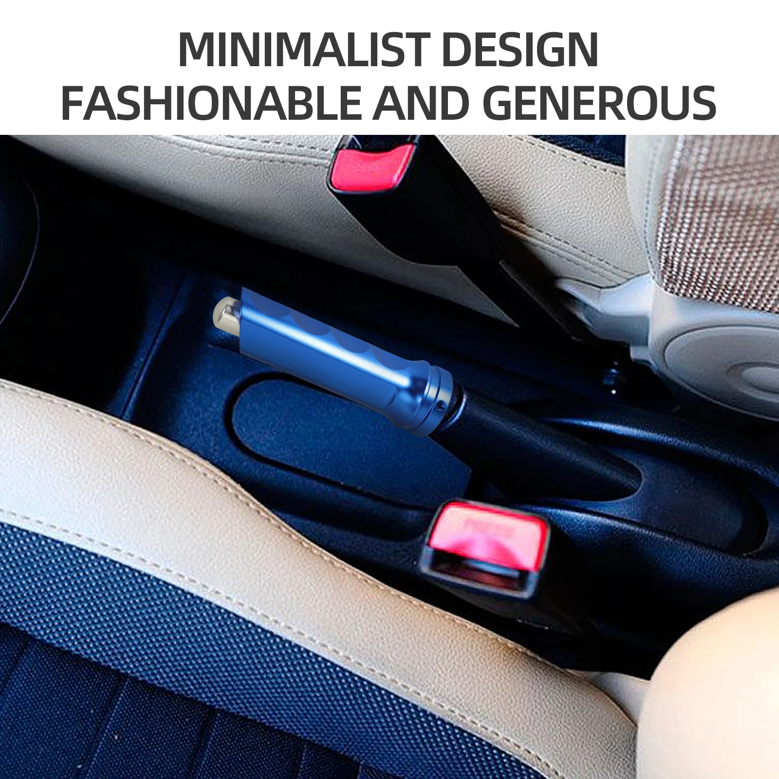 

Aluminum Alloy Car Cover Hand Brake Protector Decorative Trim Shell For Most Vehicles Lightweight Durable Interior