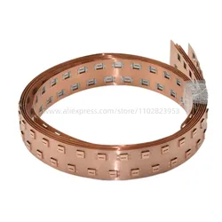 3PCS  21700 Copper-nickel Strip With 2P Thickness 0.3mm Length 800mm With A Battery Holder Spacing  18650 32700 Dislocation Sort