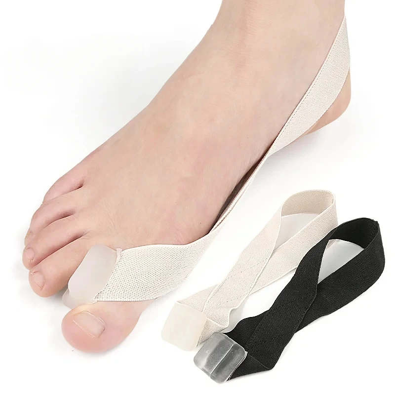 Forefoot Pad Hallux Valgus Orthosis Day Night Use Big Bone Overlapping Toe Separator Tension Band Cloth Strip