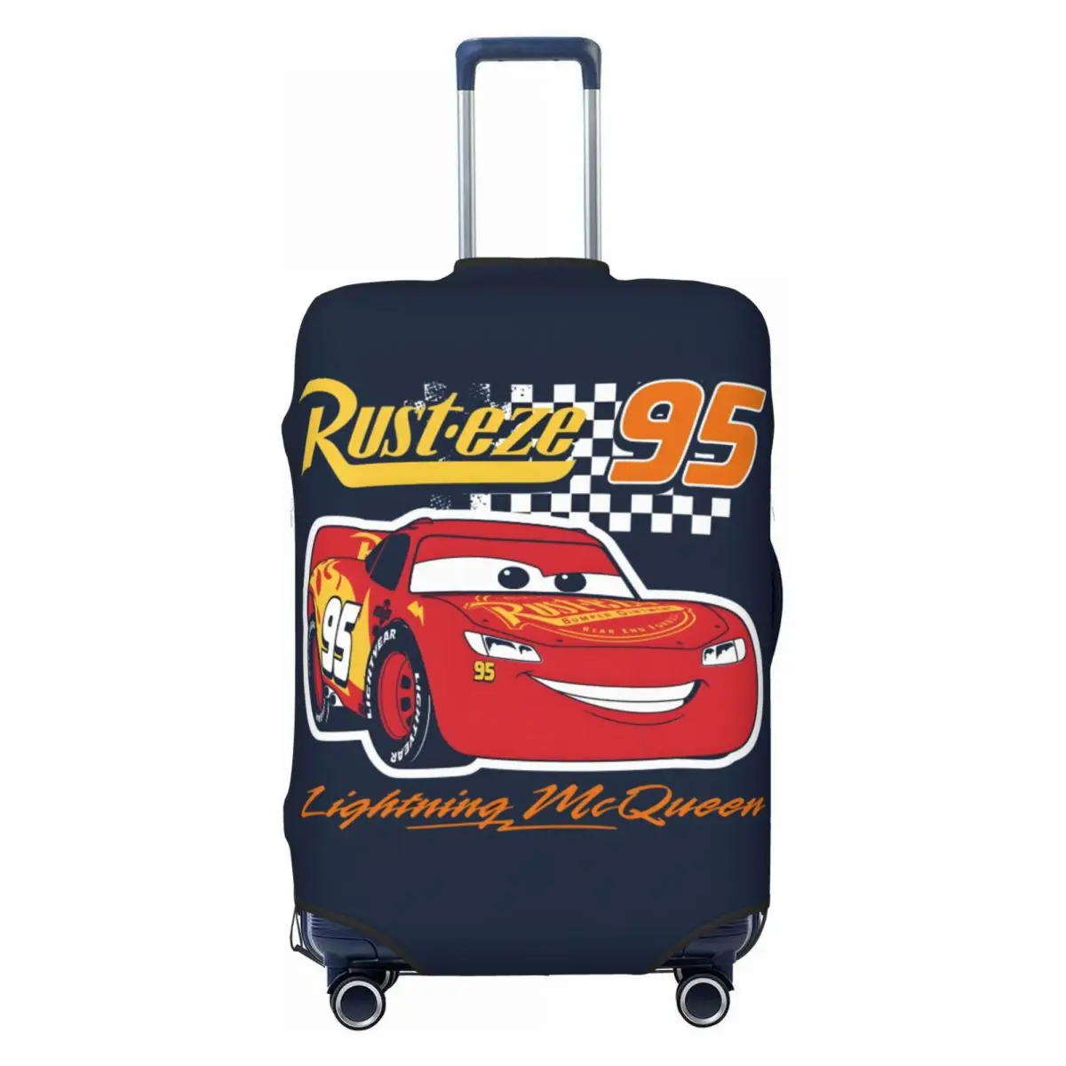 

Эластичный защитный чехол для чемодана с изображением Молнии Маккуина (95) в стиле манга, аниме, для путешествий, подходит для чемоданов 18-32 дюйма