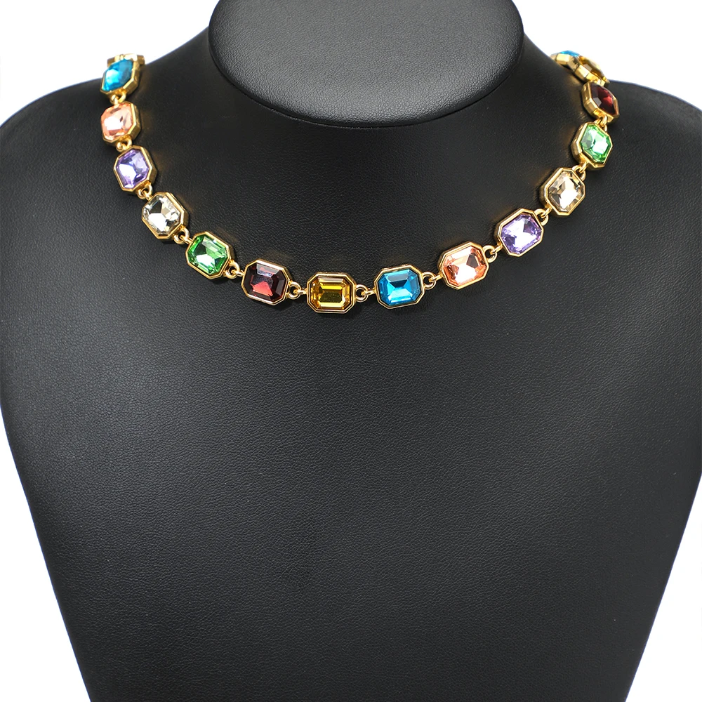 1 Meter Stainless Steel Exquisite Zircon Chains Collarbone Chains for DIY Luxury Jewelry Making Bracelet Necklace Material Bulk view 6
