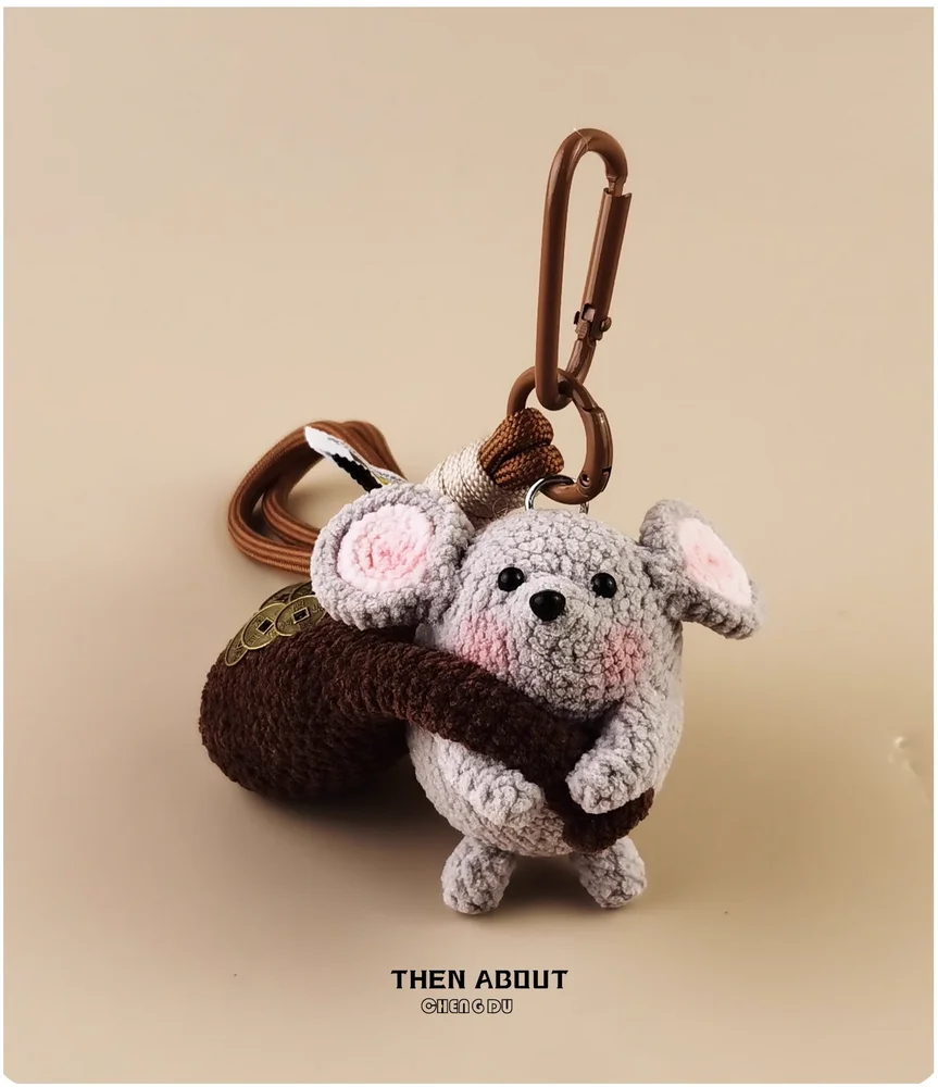 

Cute money mouse bag pendant pendant Keychain pendant senior niche gift