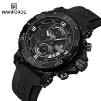 NAVIFORCE Classic For Men Watches Sport Silicone Strap Multifunction Chronograph Waterproof Male WristWatch Business Clock 2025