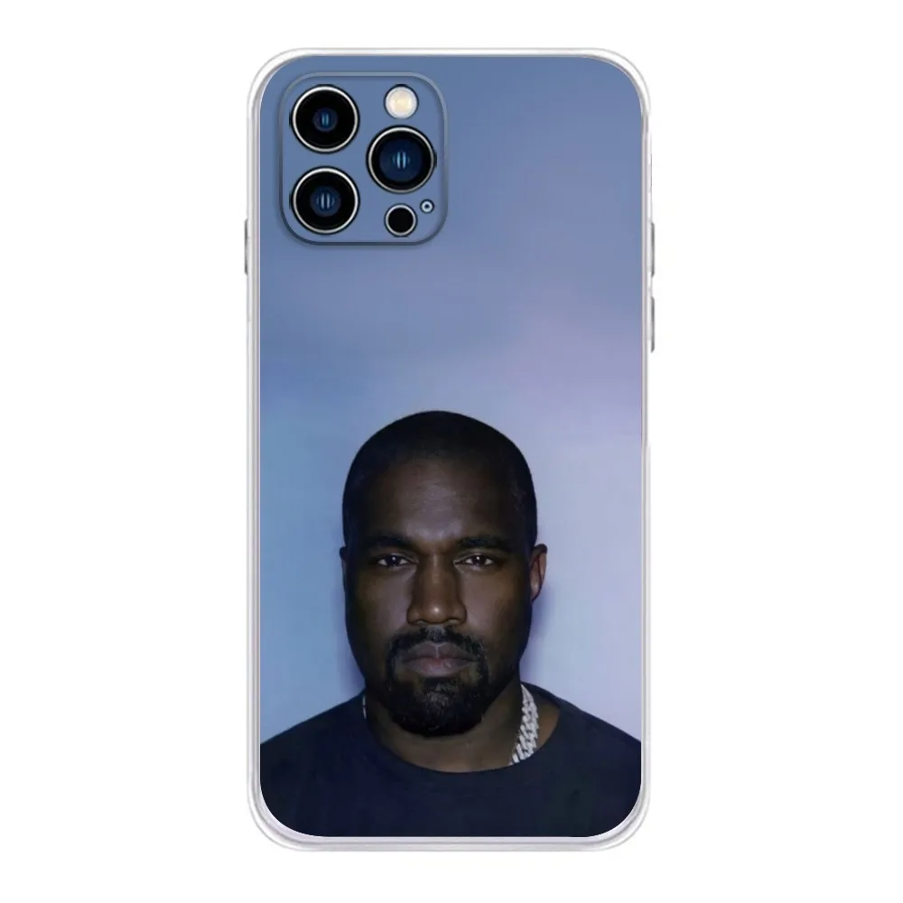 Divertente custodia per telefono K-Kanye West Ye per IPhone 15,14,13,11,12 Pro Max Mini X XR XS 7,8 Plus SE Cover trasparente