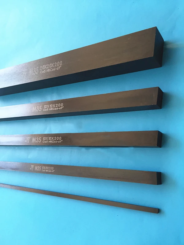 Weiyi 2/3/4/5/6/7/8/10mm Square Type Lathe Hss Rectangular Cutting Tool Bits Bar High Speed Steel Boring Bar Fly Cutter