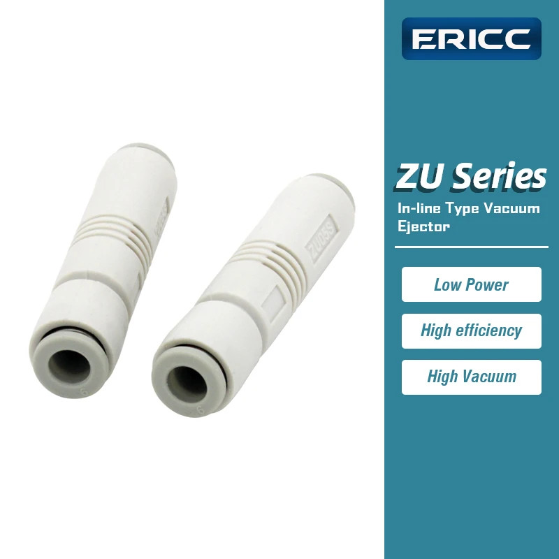 

10Pcs/lot ZU Series Pneumatic Vacuum Ejector vacuum negative pressure generator ZU05S ZU07S manipulator ZU05L ZU07L Large flow