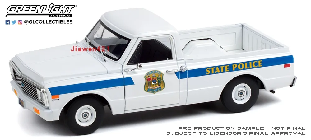 1:24 1972 Chevrolet C-10 High Simulation Alloy Car Model Collectible Toy Gift Souvenir Display Ornament