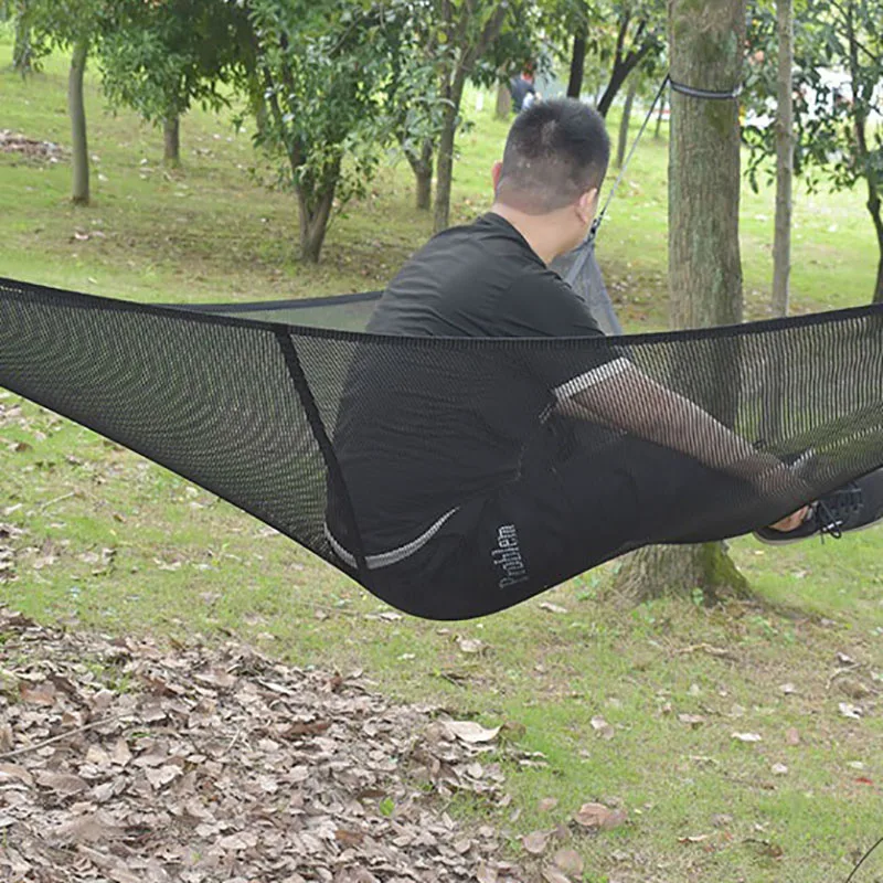 Outdoor Furniture Hammock Large Camping Hammock Net Bed Multi-Person Tourist Camping Network Triangle Ultralight Hanging Hammock