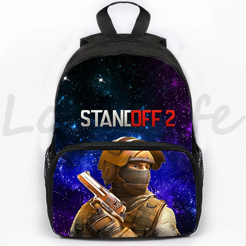 

New Standoff 2 School Bags Primary Students Backpacks Backpack Children Gun Shooting Game Print Bookbag Kids Backpack Travel Bag