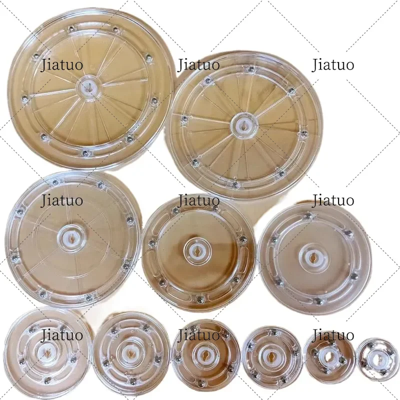 Acrylic Turntable Rotating Base Display Stand Platform for Cake Cookie Box Transformation Components