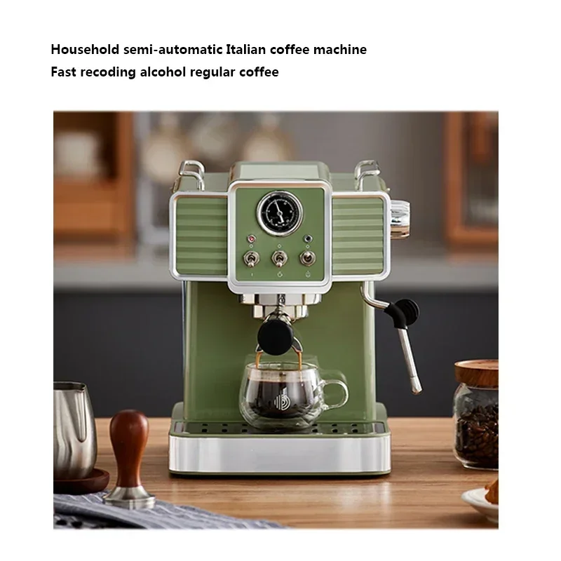 PE3690 Ltalian Espresso Machine household Coffee Maker small Coffee Machine semi-automatic15bar steam milk foaming