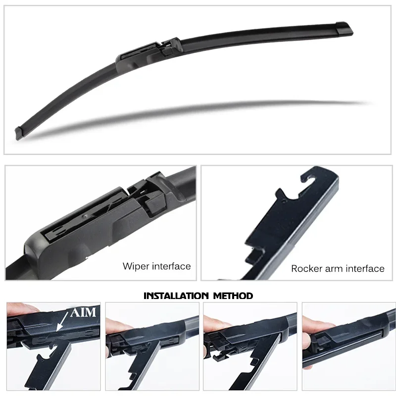 Car Wiper Blades For Audi A6(C6 4F) 2004-2011 Windshield Windscreen Front Window Blades 22\