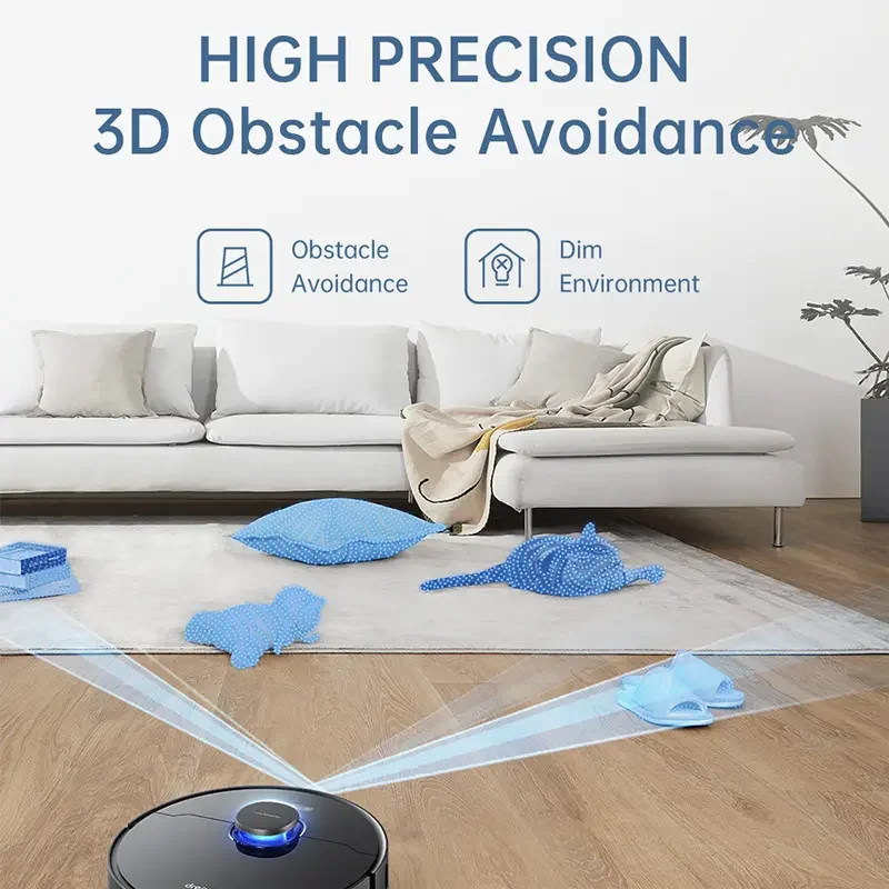 Dreame x40pro şarjlı süpürge kablosuz Vacuum Cleaner Mini Intelligent Mopping Function App Automatic Robotic Smart oto süpürge