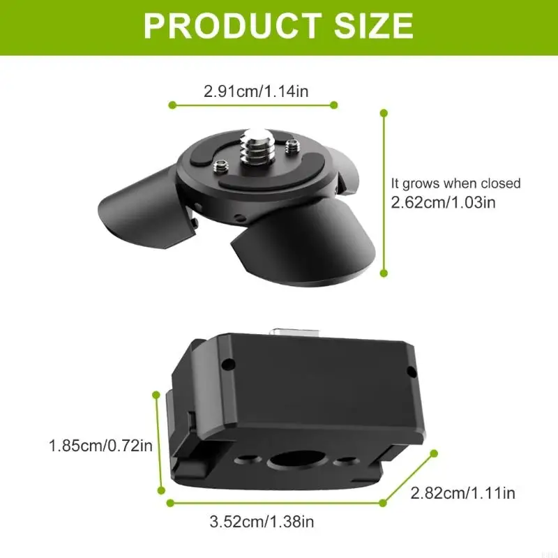 Основание позиционирования камеры F3MA с винтом 1/4 'для аксессуара карманного 3 камеры