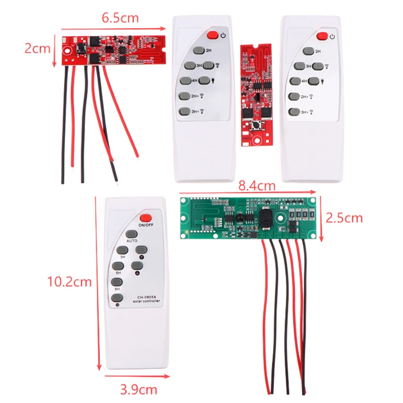 العملي الشمسية LED لوحة للقيادة 1 مجموعة التحكم الآلي مصباح المجلس مع جهاز التحكم عن بعد تحريض جسم الإنسان #6
