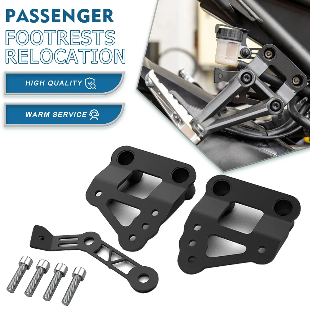 

Motorcycle FZ09 FZ-09 FZ 09 XSR900 XSR 900 Passenger Pedal Adjustment Footrests Relocation For YAMAHA MT09 MT-09 MT 09 2014-2021