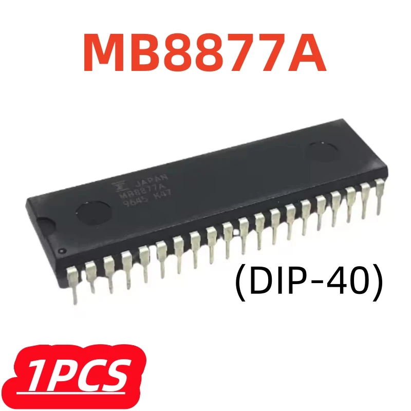 

1Pcs/lot 100% New MB8877A MB8877 DIP40 Original IN STOCK
