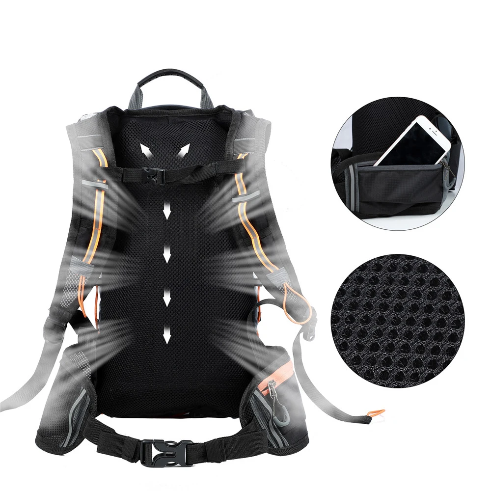 Saco de bicicleta impermeável, respirável mochila ciclismo, ultraleve bicicleta água saco, escalada ciclismo hidratação mochila, 10L