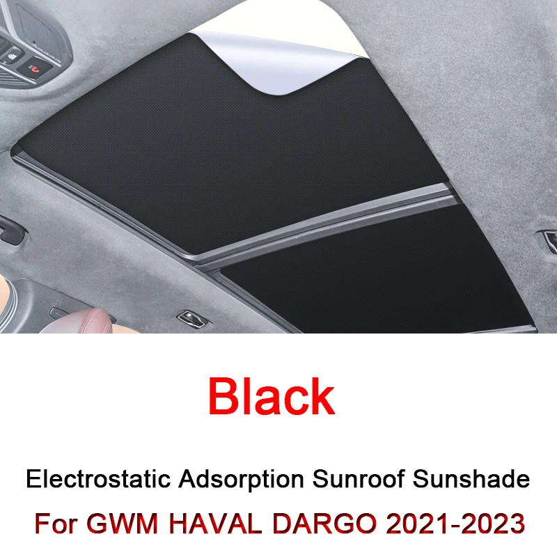 

Car Electrostatic Adsorption Sunroof Sunshade Covers For GWM HAVAL DARGO 2021-2024 Heat Insulation Skylight Sticker Accessory