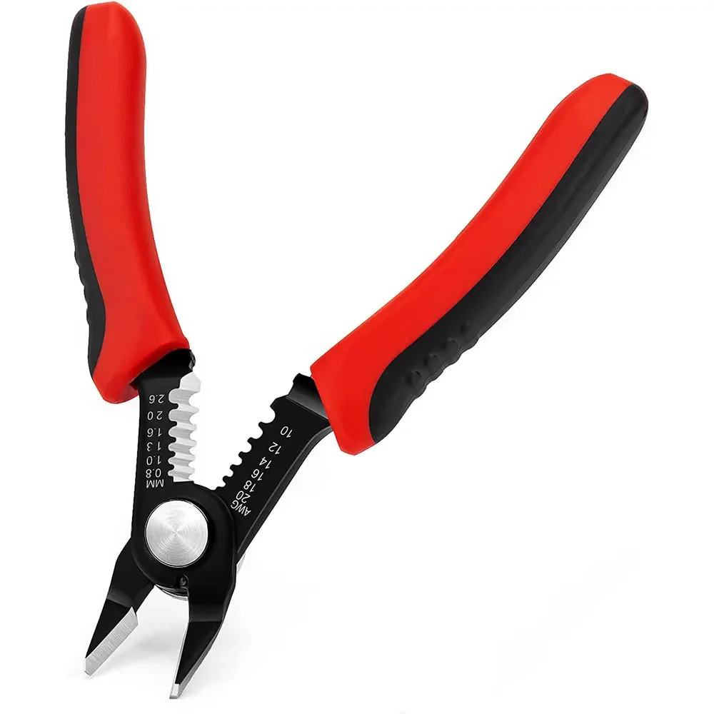 Hand Tool, Stripping Multifunctional Pliers, Cable Cutting, Small Portable Electronic Pliers Diagonal Pliers