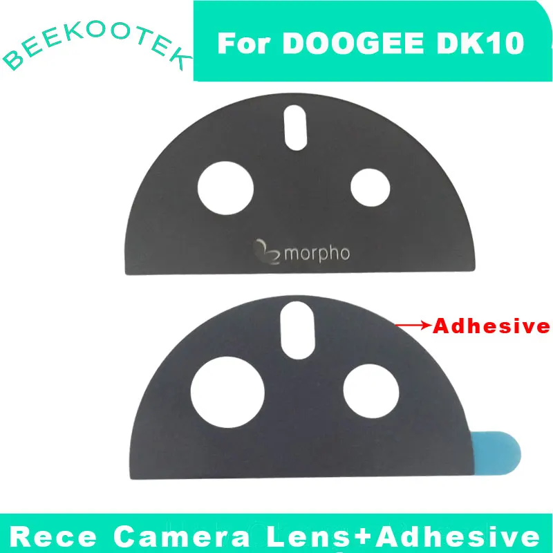 New Original DOOGEE DK10 Rear Main Camera Lens Back Camera Sub Lens Glass Cover With Foam Adhesive For DOOGEE DK10 Smart Phone