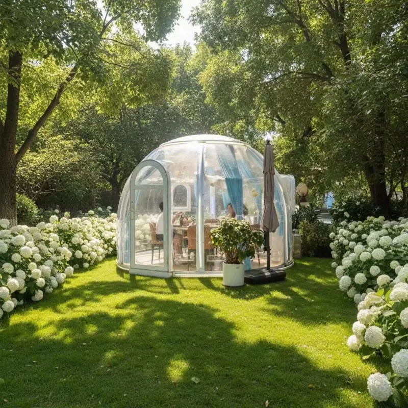 Foldable Star Room Geodesic Dome Tent Portable Outdoor Camping Bubble House for Hotel