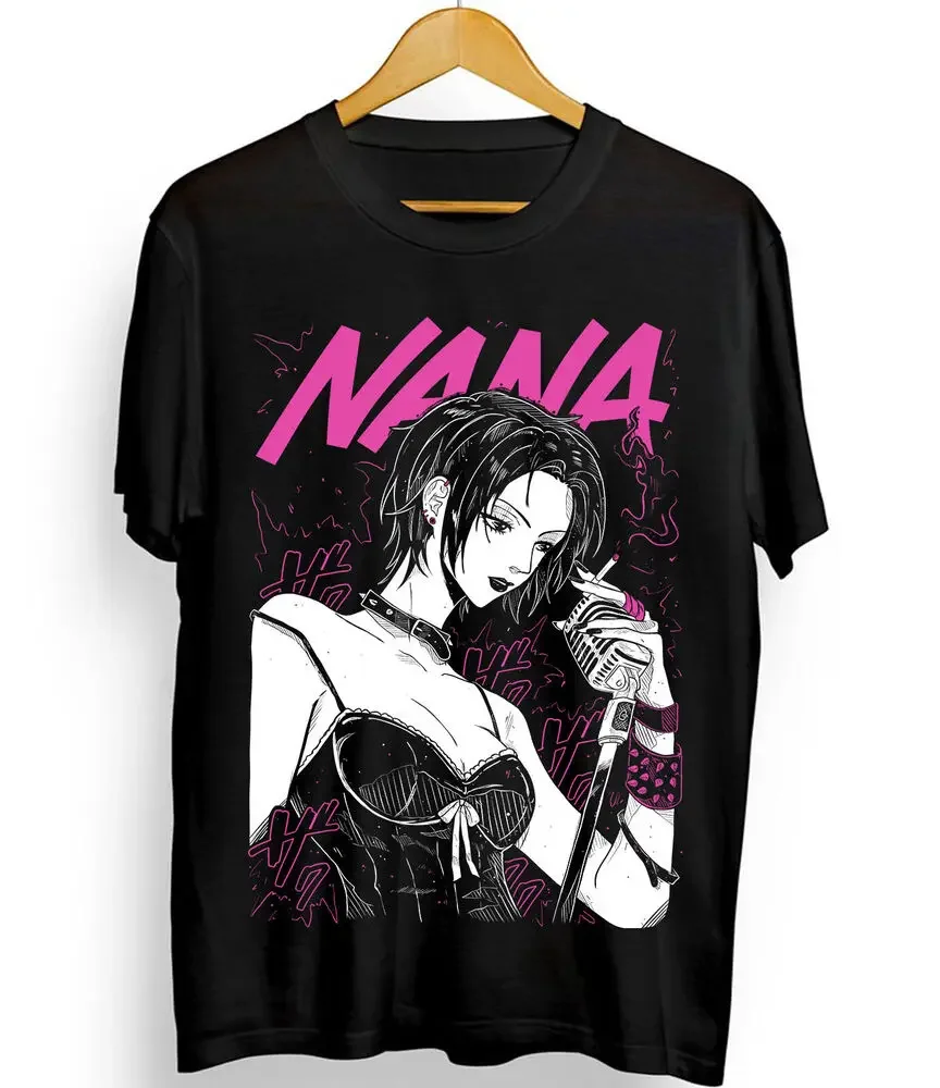 Nana Osaki T-Shirt Black Stones Funny Girl Kawaii Graphic Black Shirt All Sizes