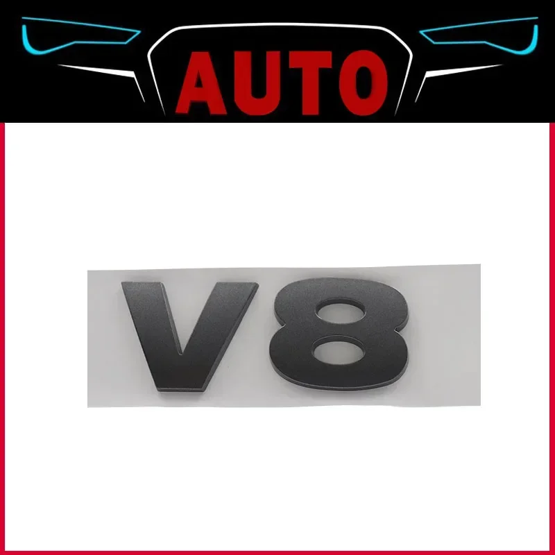 QA For Discovery Evoque Vogue car Engine Hood Fender trunk Tail Rear Decal Emblem 3D Premium V8 V 8 Letters Badge Sticker